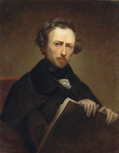 Selbstporträt im Alter von 43 Jahren, 1838 von Ary Scheffer