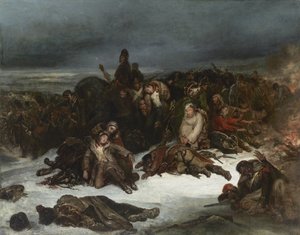 Der Rückzug von Napoleons Armee aus Russland im Jahr 1812