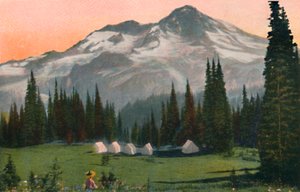 Mount Rainier von Indian Henrys, um 1916
