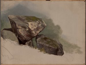 Studie eines Felsens von Asher Brown Durand