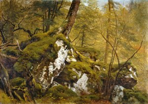 Studie eines Waldes, ca. 1855