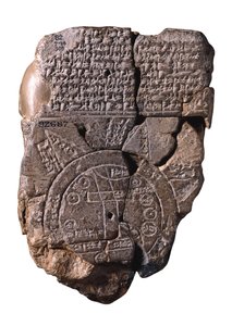 Die babylonische Weltkarte, ca. 510-500 v. Chr.