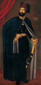 Porträt von Mahmud II. 1785-1839, Sultan des Osmanischen Reiches, nach 1828 von Athanasios Karantzoulas