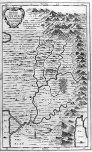 Karte des Garten Eden, 1675