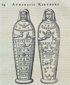Mumien - in „Sphynx mystagoga“ von Athanase Kircher von Athanasius Kircher