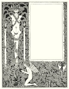 Entwurf für die Titelseite von "Salome" (Stich) von Aubrey (after) Beardsley