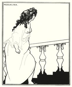 Messalina kehrt vom Bad zurück (Gravur)