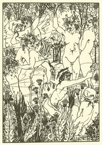 Die Falle von Vintage 1894 von Aubrey (after) Beardsley