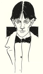 Ein Porträt von Aubrey Beardsley von ihm selbst von Aubrey Beardsley