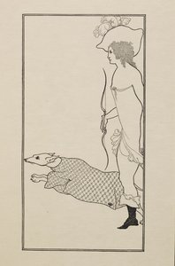 Atalanta, aus einem Buch mit fünfzig Zeichnungen von Aubrey Beardsley