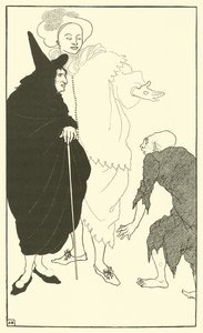 Don Juan, Sganarelle und der Bettler von Aubrey Beardsley