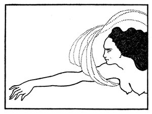 Flosshilde, Illustration für Das Rheingold, veröffentlicht in 