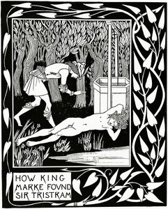 Wie König Marke Sir Tristram fand, Illustration aus 