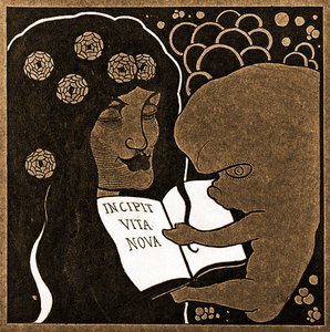 Incipit Vita Nova: Hier beginnt ein neues Leben, 1893 von Aubrey Beardsley