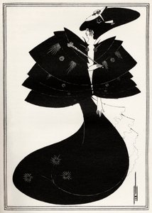 Der schwarze Umhang von Aubrey Beardsley