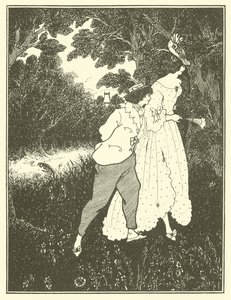 Die drei Musiker von Aubrey Beardsley