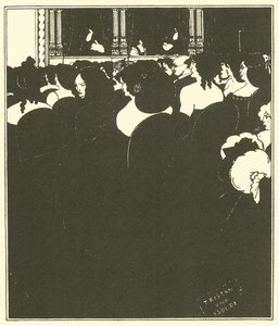 Die Wagnerianer von Aubrey Beardsley
