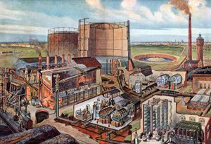 Gaswerk, ca. 1880