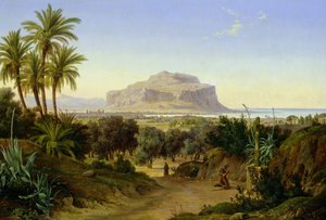 Blick auf Palermo mit Monte Pellegrino