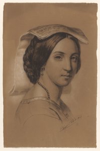 Italienische Frau von August Allebe