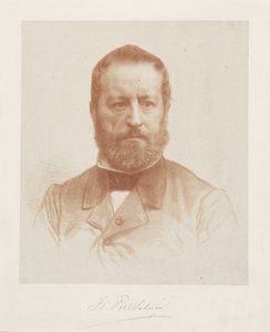 Porträt des Künstlers Wouter Verschuur von August Allebe