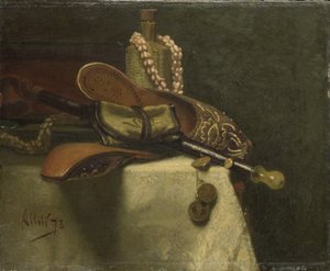 Stillleben mit orientalischen Pantoffeln