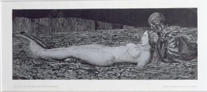 Eine Leiche, aus dem Zyklus Tod und das Mädchen von August Bromse