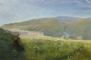 Sommerlandschaft, Vågå von August Eiebakke