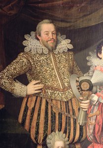 Moritz der Gelehrte und seine Familie (Detail) von August Erich