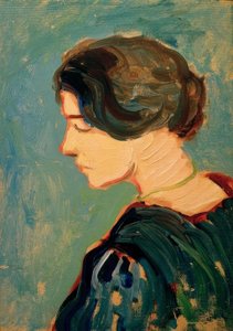 Elisabeth Macke, Studienkopf von August Macke