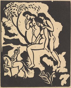 Begrüßung, 1912 von August Macke