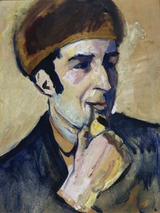 Porträt von Franz Marc von August Macke