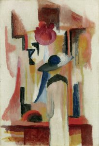 Studie eines hellen Schaufensters, 1913 von August Macke