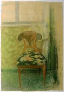 Stuhl am Fenster von August Macke