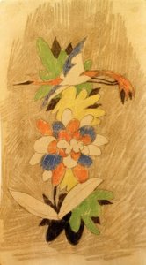 Vogel in Blumen