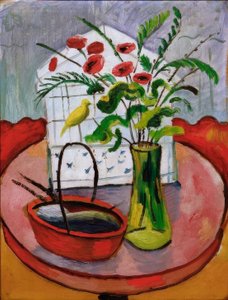 Vogelbauer von August Macke