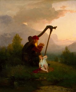 König Heimer und Aslog, 1856