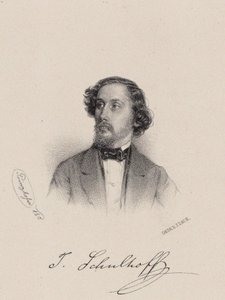 Porträt des Pianisten und Komponisten Julius Schulhoff 1825-1898, 1850