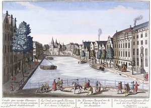 Ansicht des Kleveniers-Kanals, Amsterdam