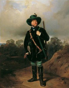 Josef Strommer als Jäger