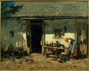Niederösterreichisches Bauernhaus von August von Pettenkofen