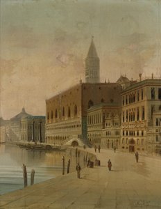 Riva dei Schiavoni Venedig von August von Siegen
