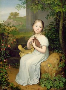 Porträt der Gräfin Louise Bose als Kind, 1820