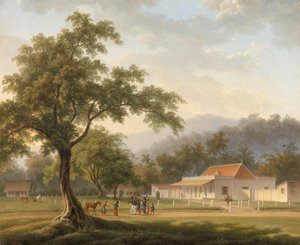 Haus des Assistenzresidenten von Banyuwangi, Ost-Java (Jawa Timur) von Auguste Antoine Joseph Payen