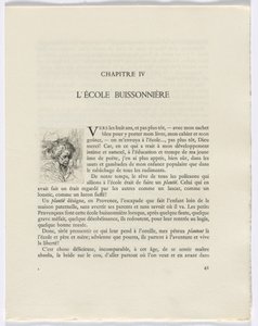 Frédéric Mistral: Mémoires et Récits von Frédéric Mistral: Büste einer Frau (Seite 41) von Auguste Brouet