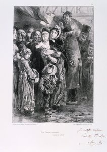 Cantine Nationale, Belagerung von Paris, Deutsch-Französischer Krieg, Januar 1871