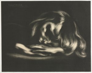 Schlaf Jean-René Carrière, aus dem Album der Originaldrucke der Galerie Vollard, 1897