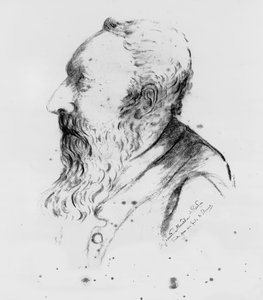 Porträt des Bildhauers Auguste Rodin von Auguste Eugene Beuret