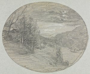 Landschaft von Auguste Francois Ravier