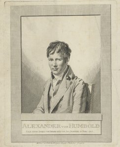 Porträt von Alexander von Humboldt 1769-1859 von Auguste Gaspard Louis Desnoyers
